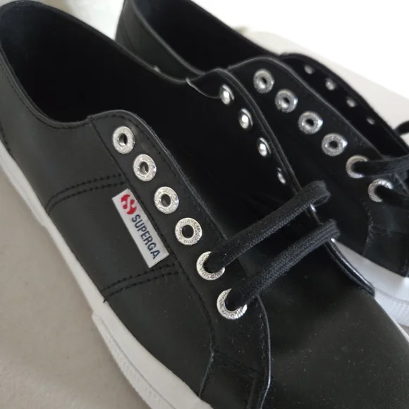 Superga 2750 Nappa Leather Classic Sneaker Women Size 10 New 082025 - Picture 5 of 9